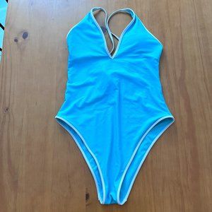 Aerie Blue One Piece Swimsuit